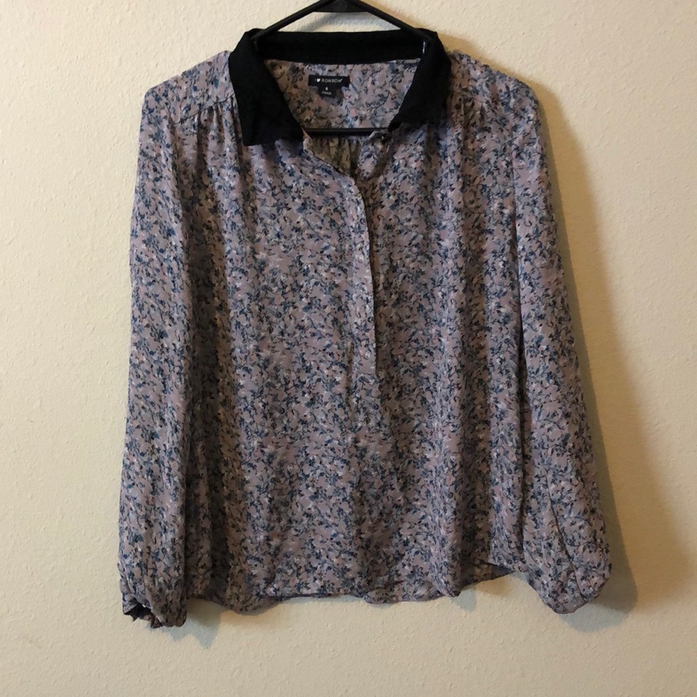 I Heart Ronson Floral Blouse S